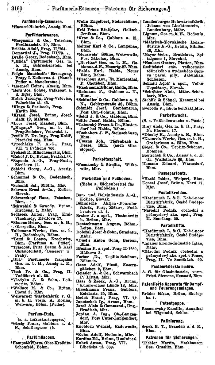 Compass. Finanzielles Jahrbuch 1924, Band V: Tschechoslowakei. - Page 2320