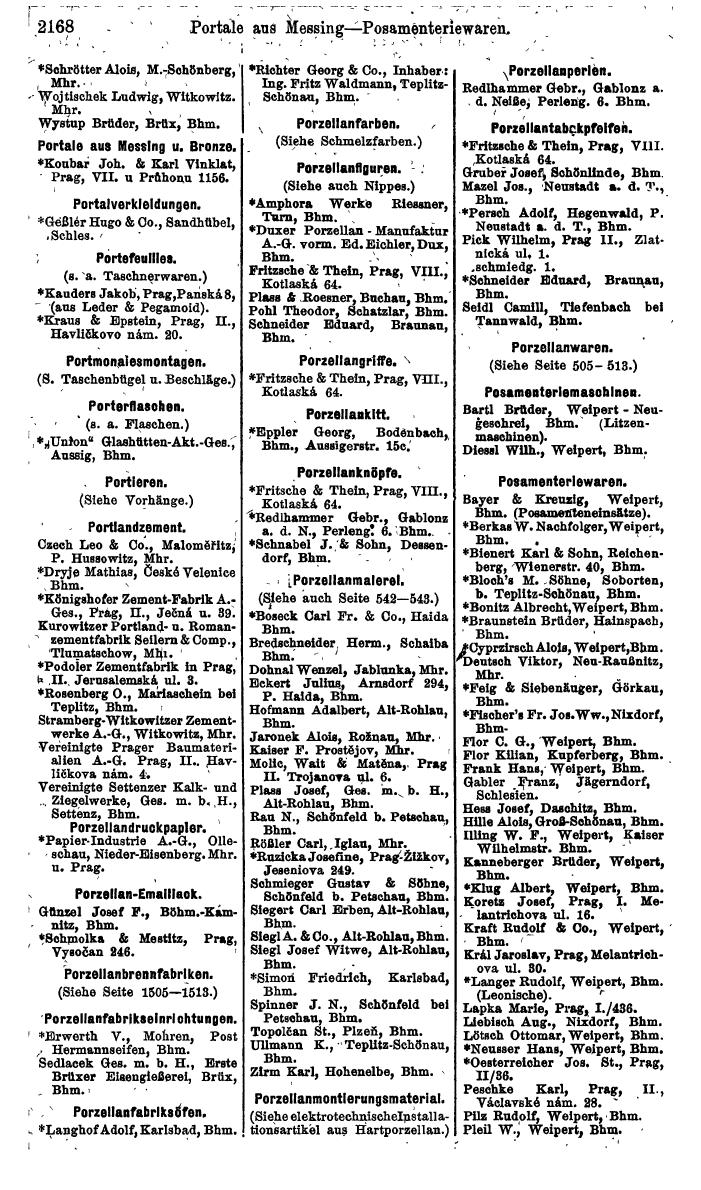 Compass. Finanzielles Jahrbuch 1924, Band V: Tschechoslowakei. - Page 2328