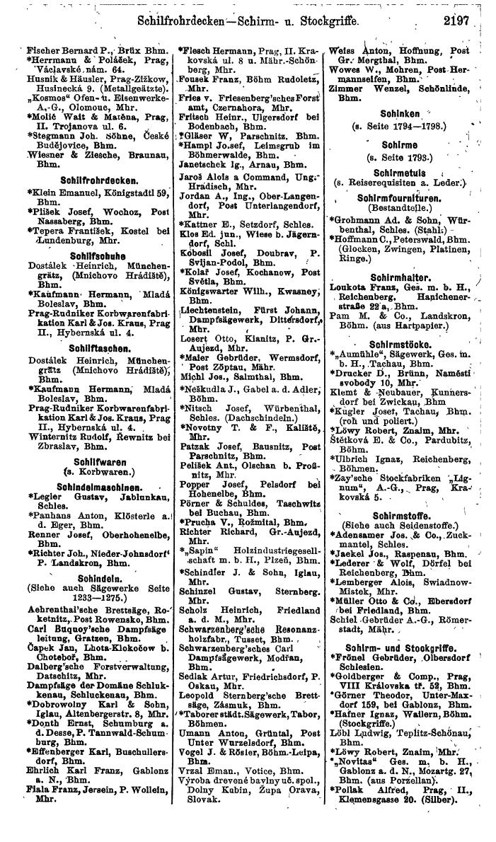 Compass. Finanzielles Jahrbuch 1924, Band V: Tschechoslowakei. - Page 2359