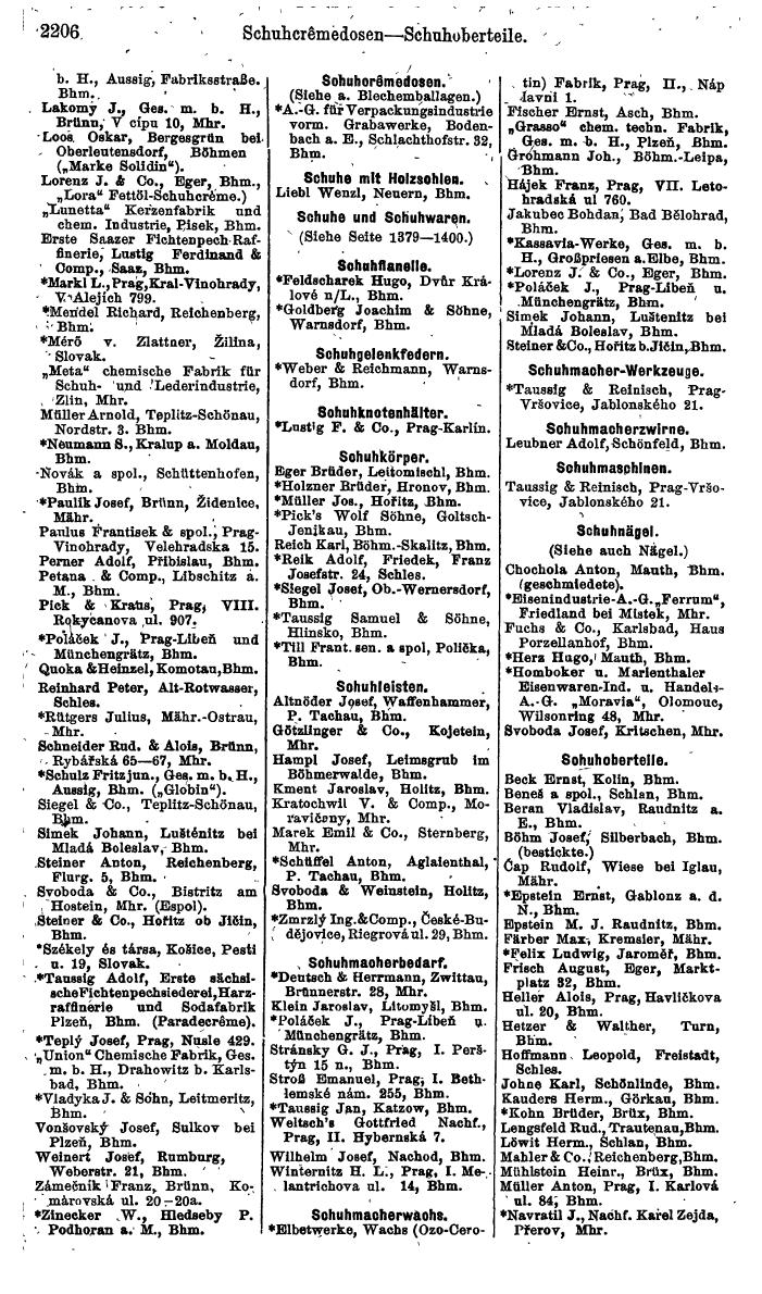 Compass. Finanzielles Jahrbuch 1924, Band V: Tschechoslowakei. - Page 2368