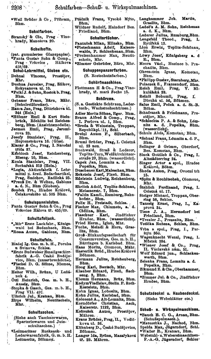 Compass. Finanzielles Jahrbuch 1924, Band V: Tschechoslowakei. - Page 2370