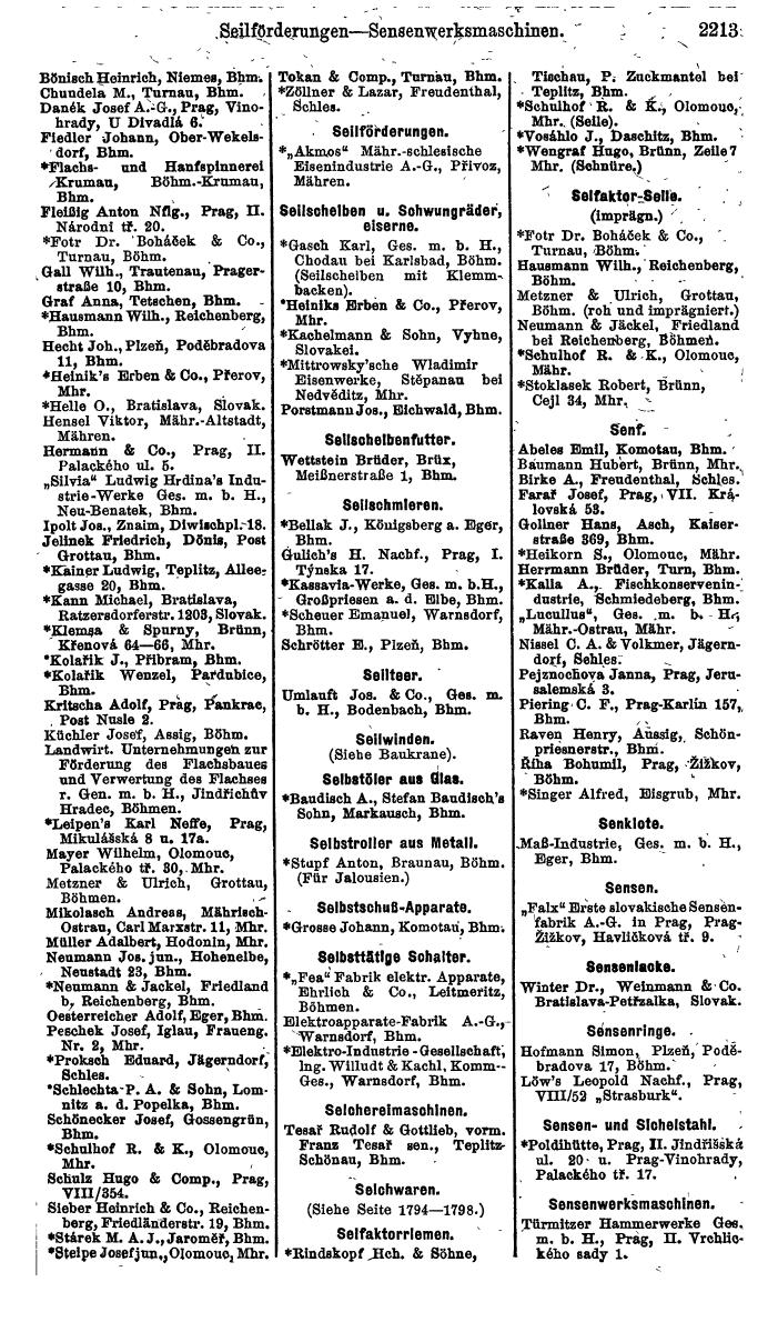 Compass. Finanzielles Jahrbuch 1924, Band V: Tschechoslowakei. - Page 2375