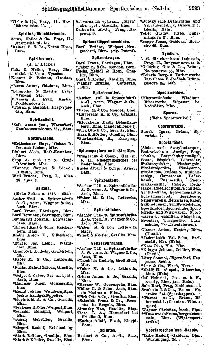 Compass. Finanzielles Jahrbuch 1924, Band V: Tschechoslowakei. - Page 2385
