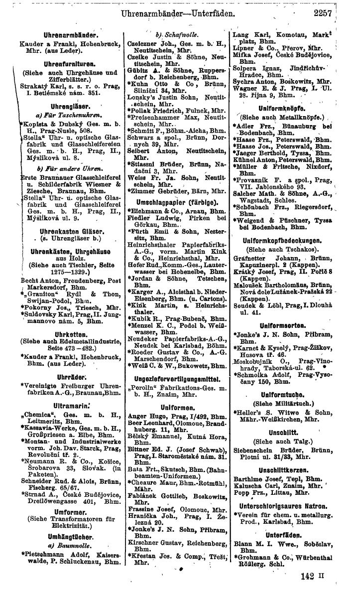 Compass. Finanzielles Jahrbuch 1924, Band V: Tschechoslowakei. - Page 2419