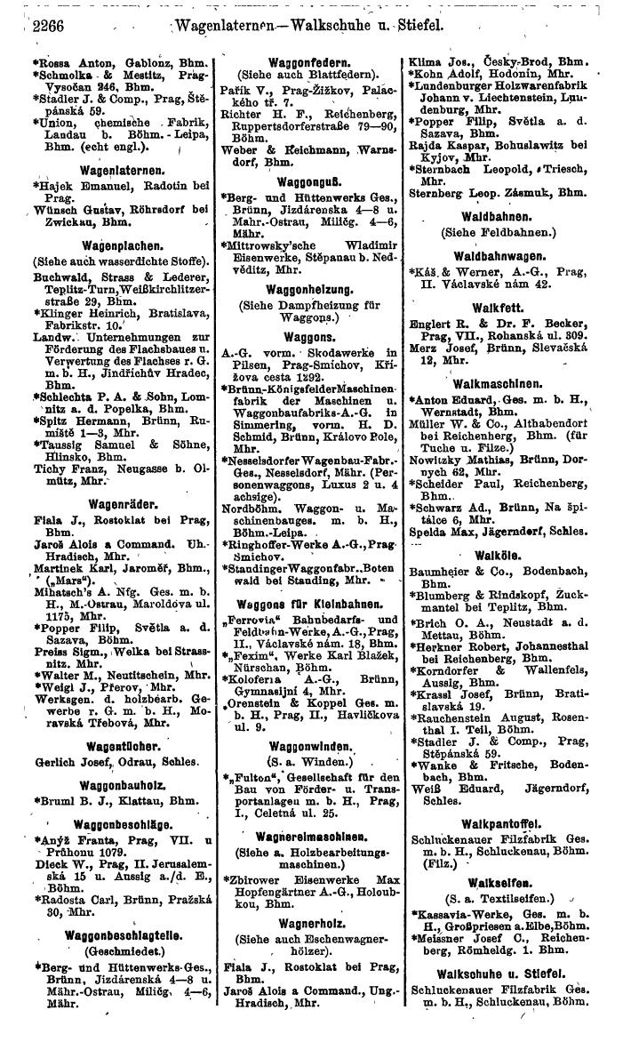Compass. Finanzielles Jahrbuch 1924, Band V: Tschechoslowakei. - Page 2428