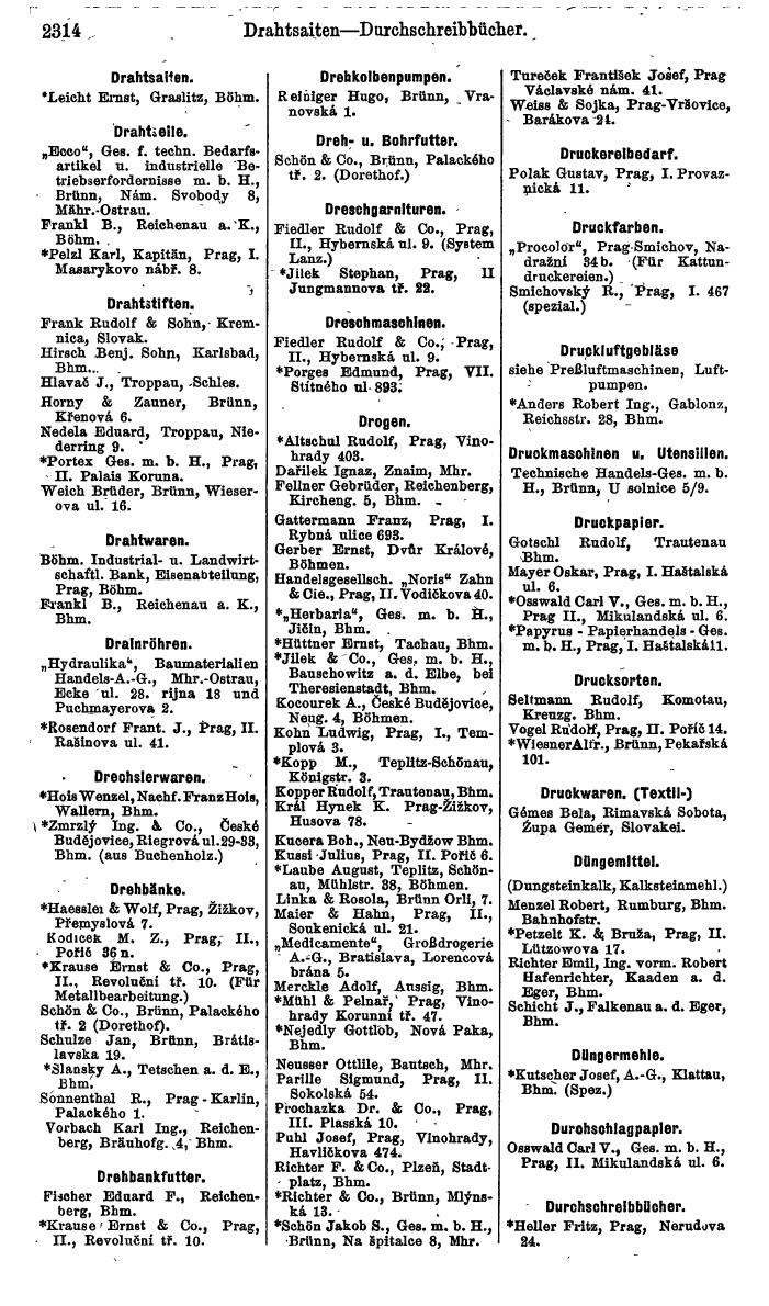 Compass. Finanzielles Jahrbuch 1924, Band V: Tschechoslowakei. - Page 2476