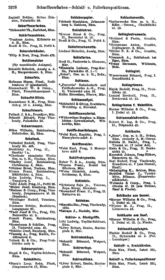 Compass. Finanzielles Jahrbuch 1924, Band V: Tschechoslowakei. - Page 2540