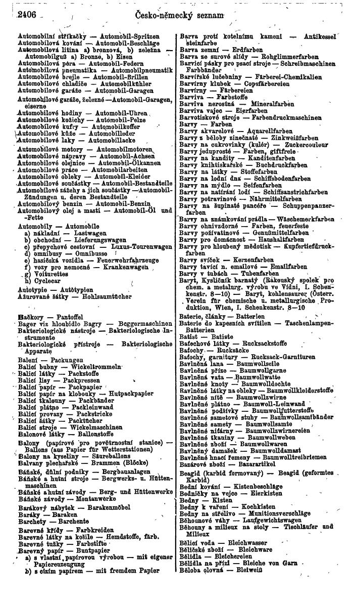 Compass. Finanzielles Jahrbuch 1924, Band V: Tschechoslowakei. - Seite 2568