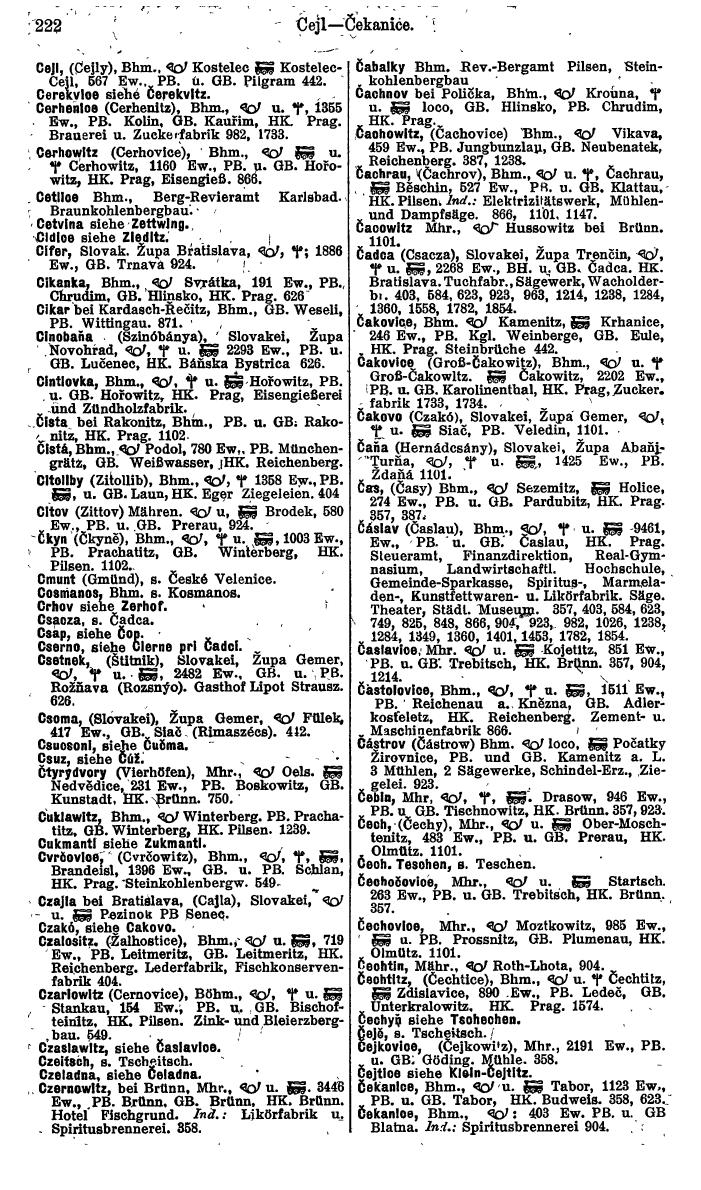 Compass. Finanzielles Jahrbuch 1924, Band V: Tschechoslowakei. - Page 258