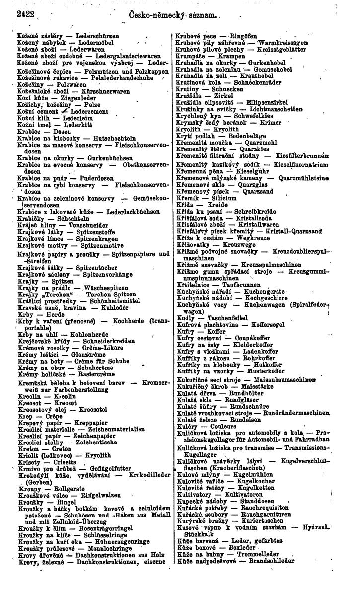 Compass. Finanzielles Jahrbuch 1924, Band V: Tschechoslowakei. - Seite 2584