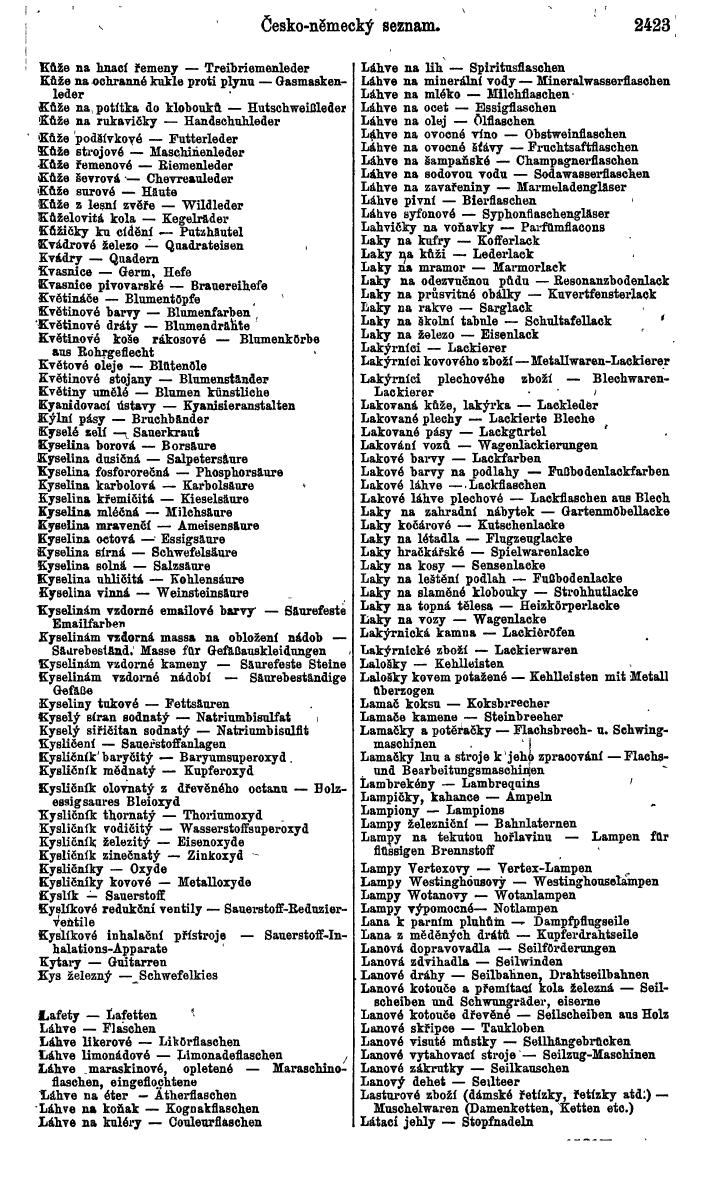 Compass. Finanzielles Jahrbuch 1924, Band V: Tschechoslowakei. - Page 2585