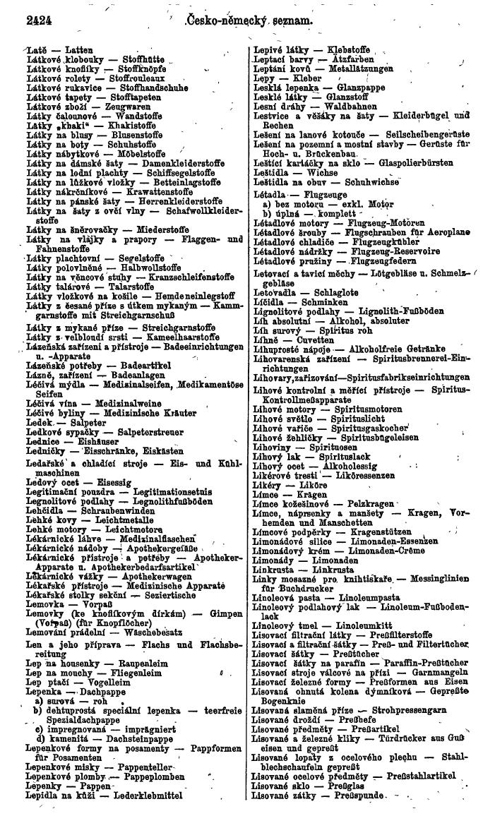 Compass. Finanzielles Jahrbuch 1924, Band V: Tschechoslowakei. - Seite 2586