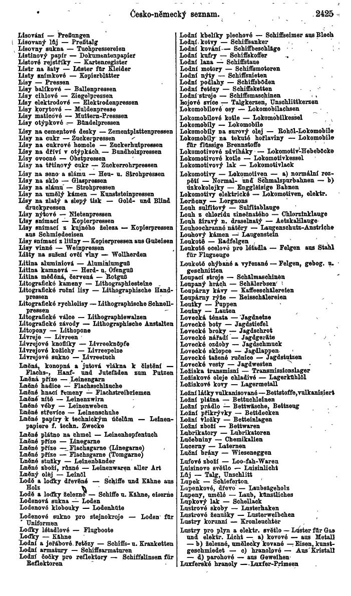 Compass. Finanzielles Jahrbuch 1924, Band V: Tschechoslowakei. - Page 2587