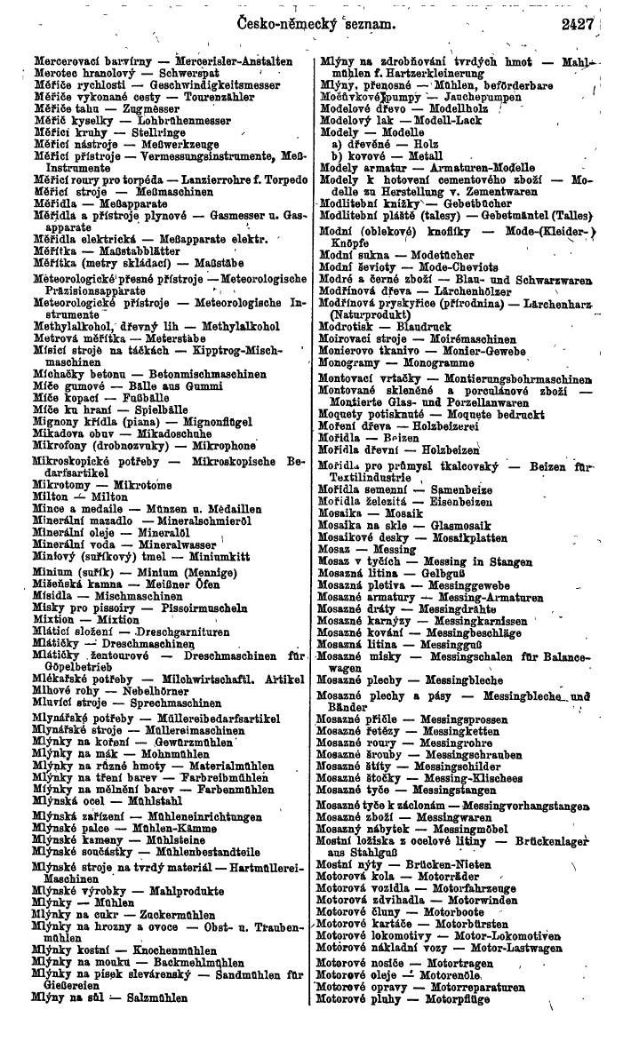 Compass. Finanzielles Jahrbuch 1924, Band V: Tschechoslowakei. - Seite 2589