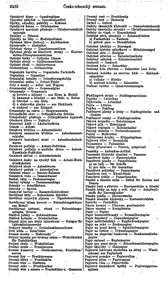 Compass. Finanzielles Jahrbuch 1924, Band V: Tschechoslowakei. - Seite 2594