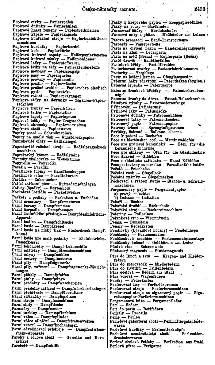 Compass. Finanzielles Jahrbuch 1924, Band V: Tschechoslowakei. - Page 2595
