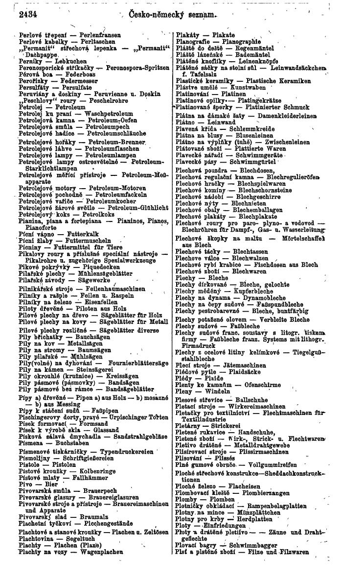 Compass. Finanzielles Jahrbuch 1924, Band V: Tschechoslowakei. - Seite 2596