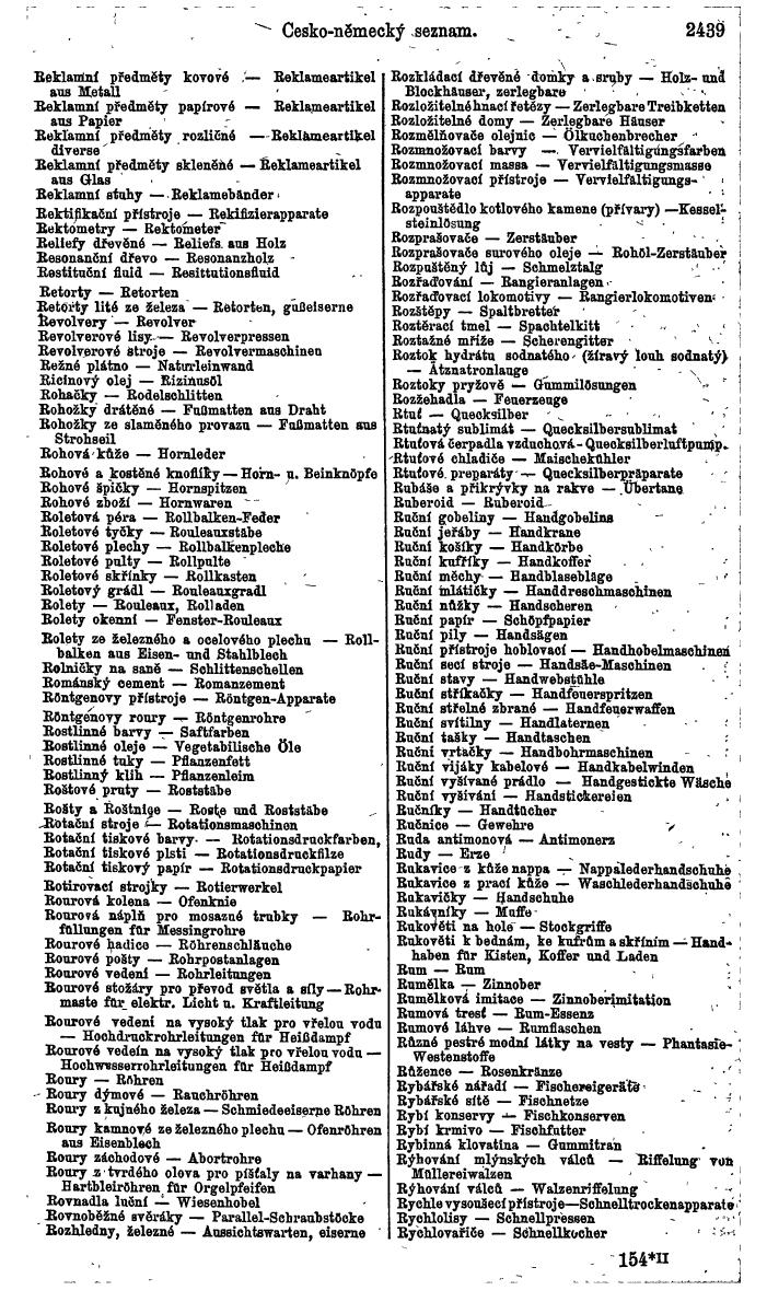 Compass. Finanzielles Jahrbuch 1924, Band V: Tschechoslowakei. - Seite 2601