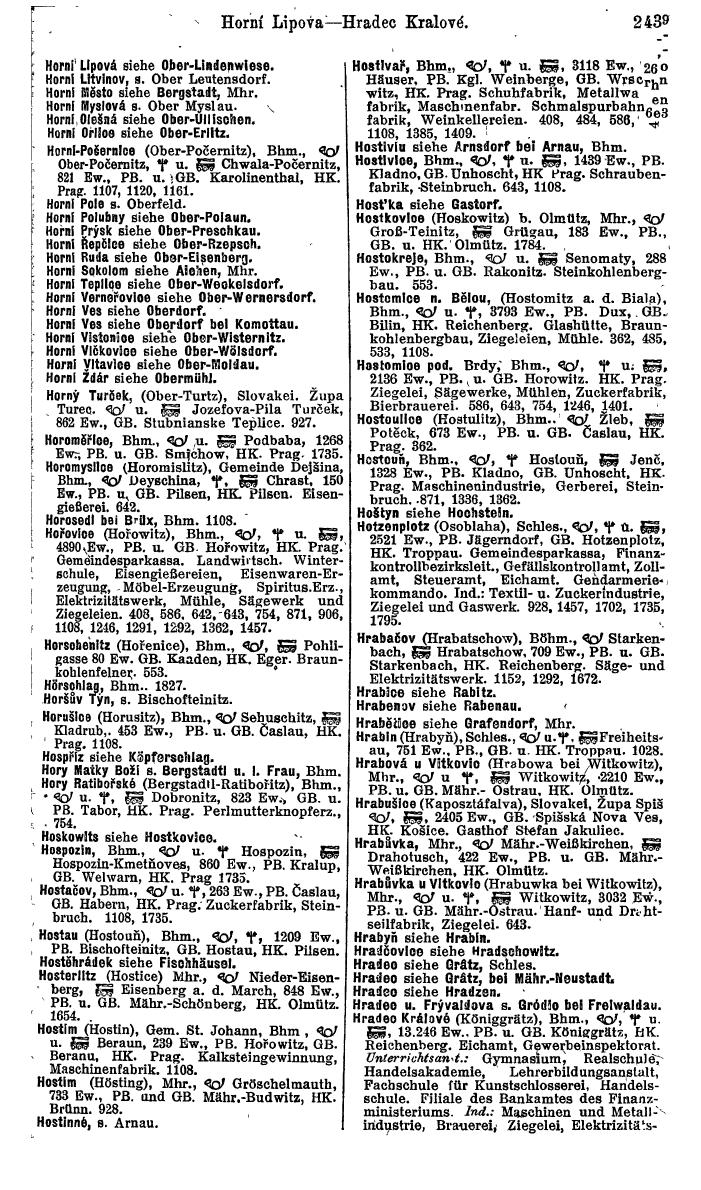 Compass. Finanzielles Jahrbuch 1924, Band V: Tschechoslowakei. - Page 279