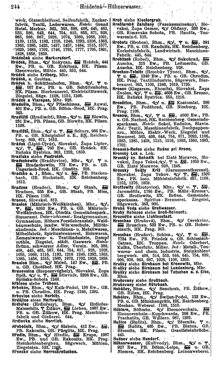 Compass. Finanzielles Jahrbuch 1924, Band V: Tschechoslowakei. - Page 280