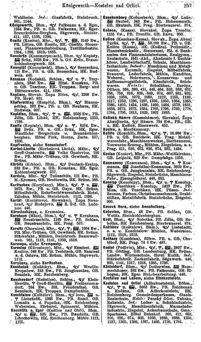 Compass. Finanzielles Jahrbuch 1924, Band V: Tschechoslowakei. - Seite 293