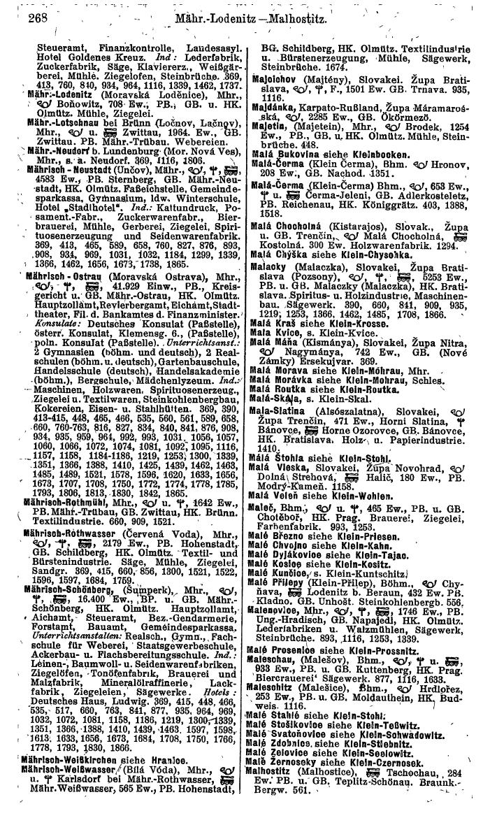 Compass. Finanzielles Jahrbuch 1924, Band V: Tschechoslowakei. - Page 304