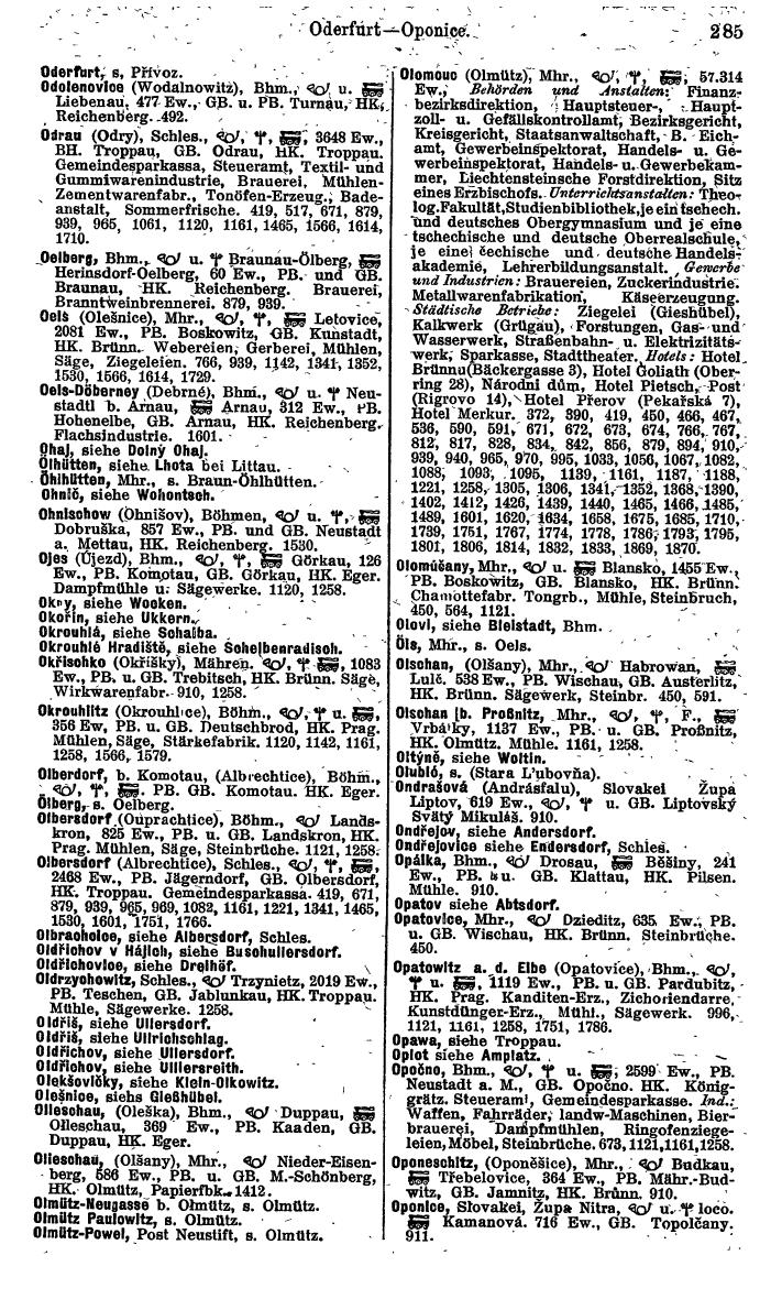 Compass. Finanzielles Jahrbuch 1924, Band V: Tschechoslowakei. - Page 321