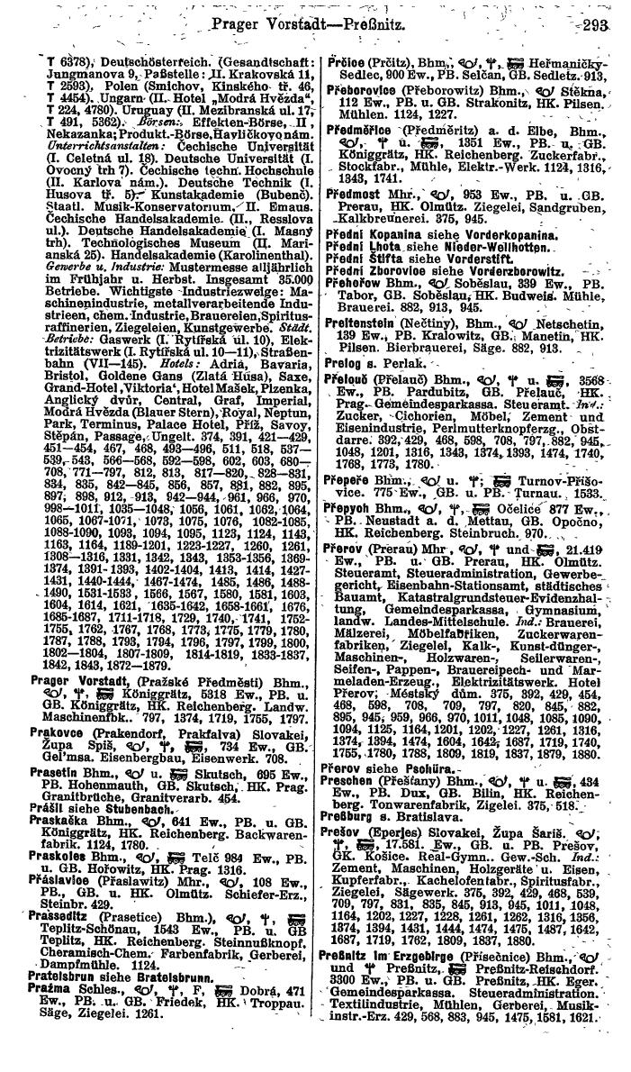 Compass. Finanzielles Jahrbuch 1924, Band V: Tschechoslowakei. - Page 329
