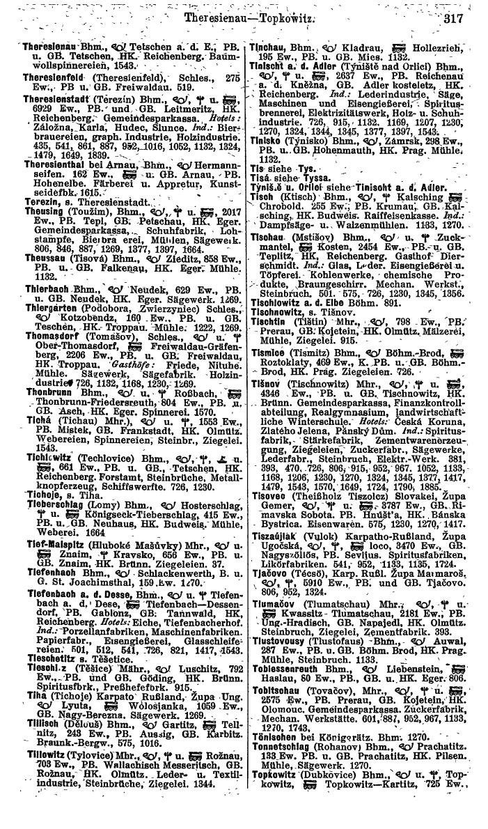 Compass. Finanzielles Jahrbuch 1924, Band V: Tschechoslowakei. - Seite 353