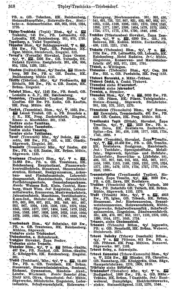 Compass. Finanzielles Jahrbuch 1924, Band V: Tschechoslowakei. - Page 354