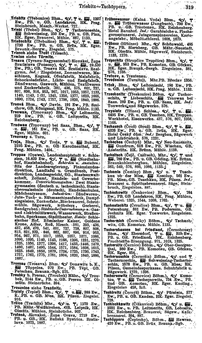 Compass. Finanzielles Jahrbuch 1924, Band V: Tschechoslowakei. - Page 355