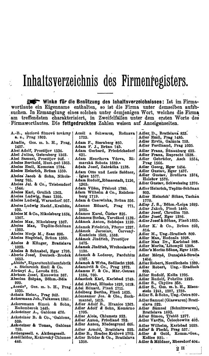 Compass. Finanzielles Jahrbuch 1924, Band V: Tschechoslowakei. - Seite 37