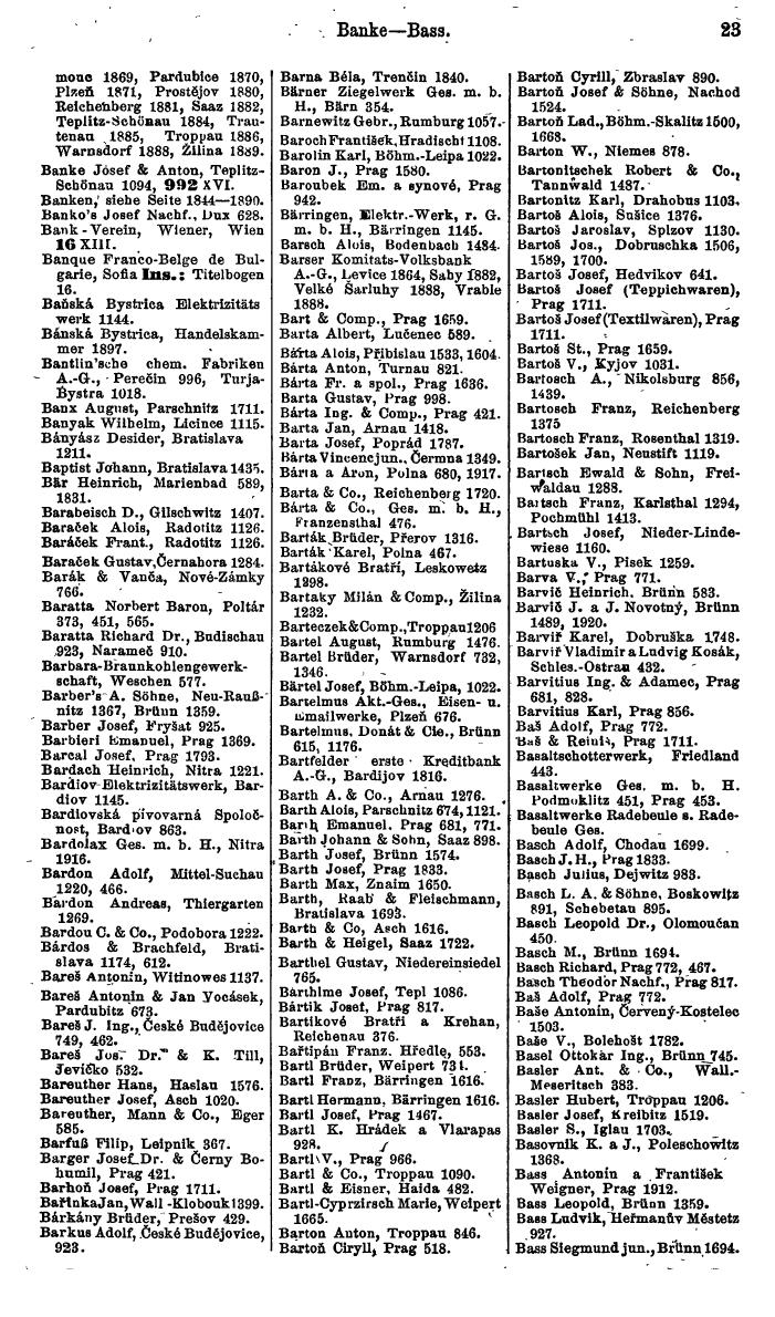 Compass. Finanzielles Jahrbuch 1924, Band V: Tschechoslowakei. - Page 43