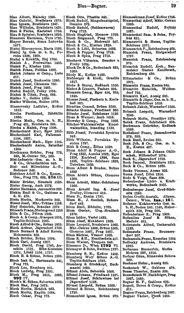 Compass. Finanzielles Jahrbuch 1924, Band V: Tschechoslowakei. - Page 49