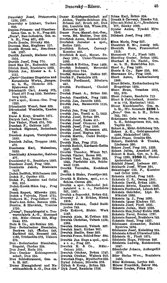 Compass. Finanzielles Jahrbuch 1924, Band V: Tschechoslowakei. - Seite 65