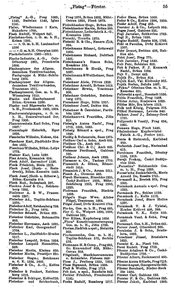 Compass. Finanzielles Jahrbuch 1924, Band V: Tschechoslowakei. - Page 91