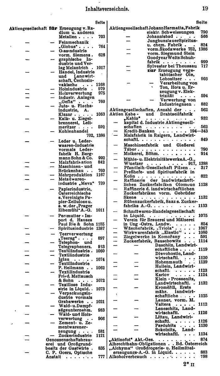 Compass. Finanzielles Jahrbuch 1927: Tschechoslowakei. - Page 23