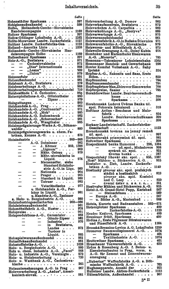 Compass. Finanzielles Jahrbuch 1927: Tschechoslowakei. - Page 39