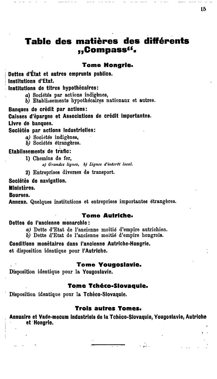 Compass. Finanzielles Jahrbuch 1927: Ungarn. - Seite 19