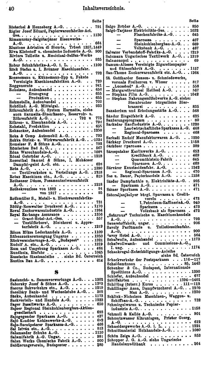 Compass. Finanzielles Jahrbuch 1927: Ungarn. - Seite 44