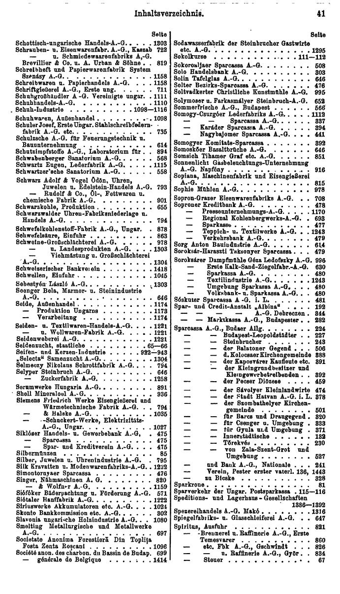 Compass. Finanzielles Jahrbuch 1927: Ungarn. - Page 45