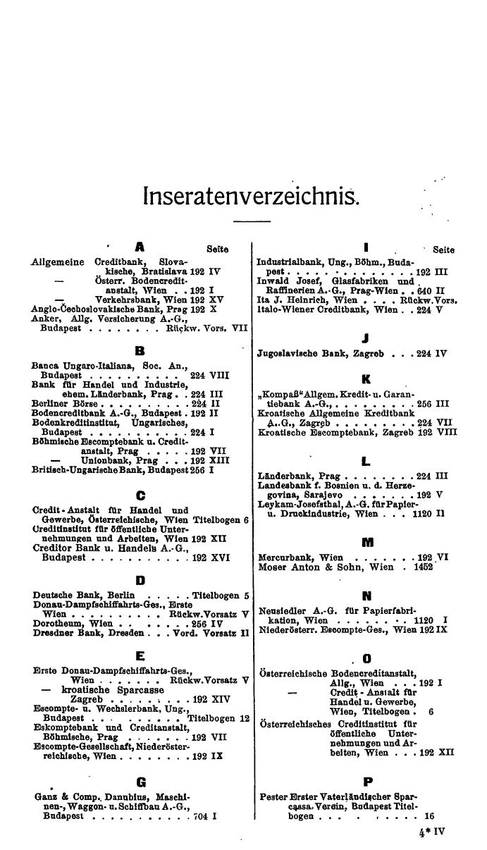 Compass. Finanzielles Jahrbuch 1927: Ungarn. - Page 55