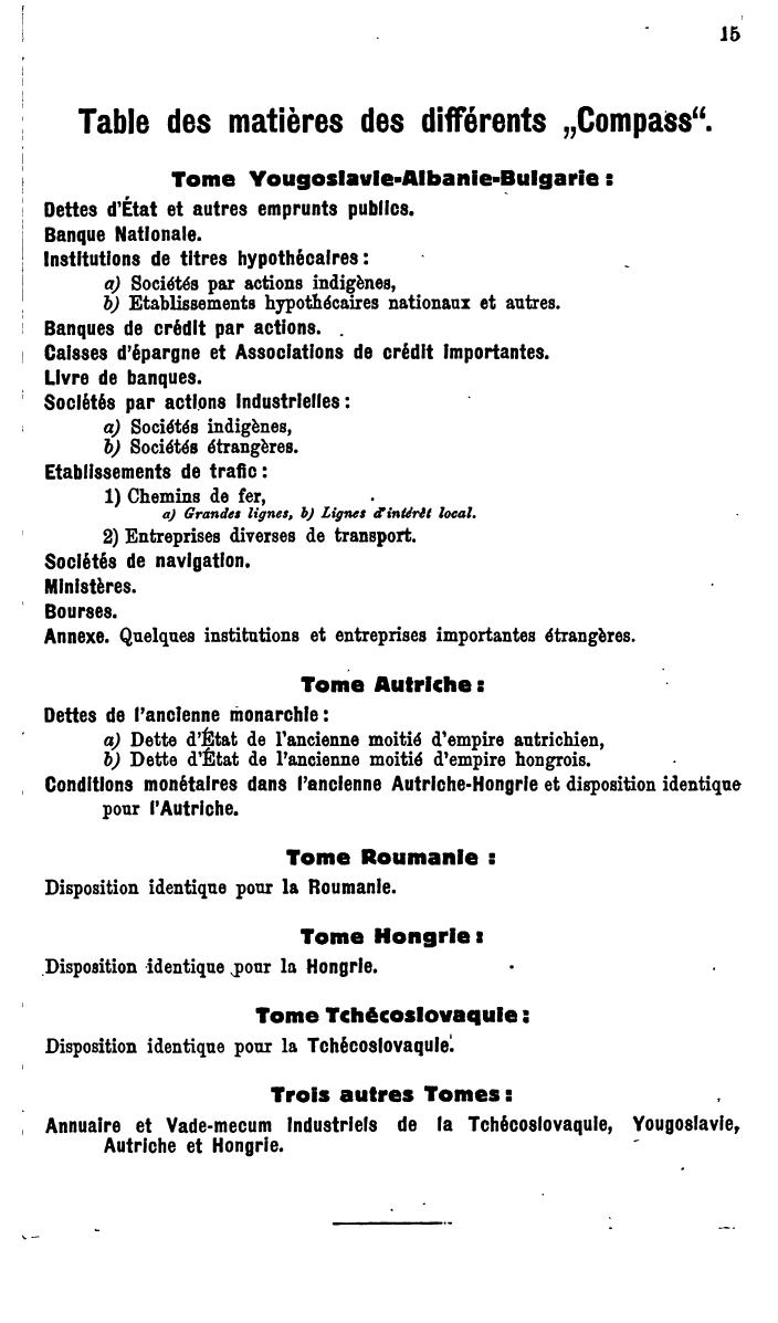 Compass. Finanzielles Jahrbuch 1930: Jugoslawien, Bulgarien, Albanien. - Seite 19