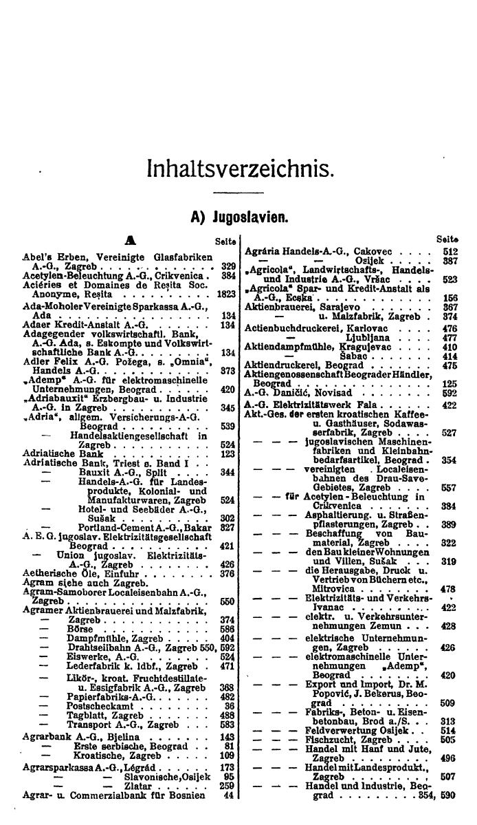Compass. Finanzielles Jahrbuch 1923: Band III: Jugoslawien, Ungarn. - Seite 15