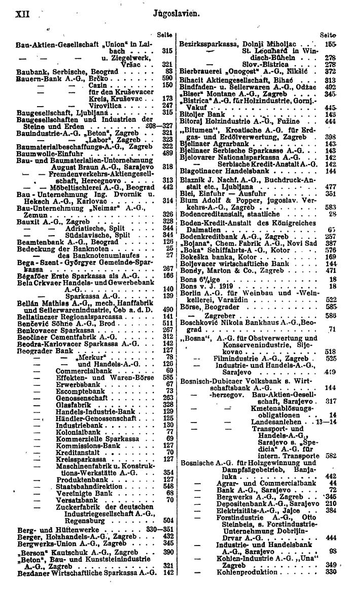 Compass. Finanzielles Jahrbuch 1923: Band III: Jugoslawien, Ungarn. - Page 18