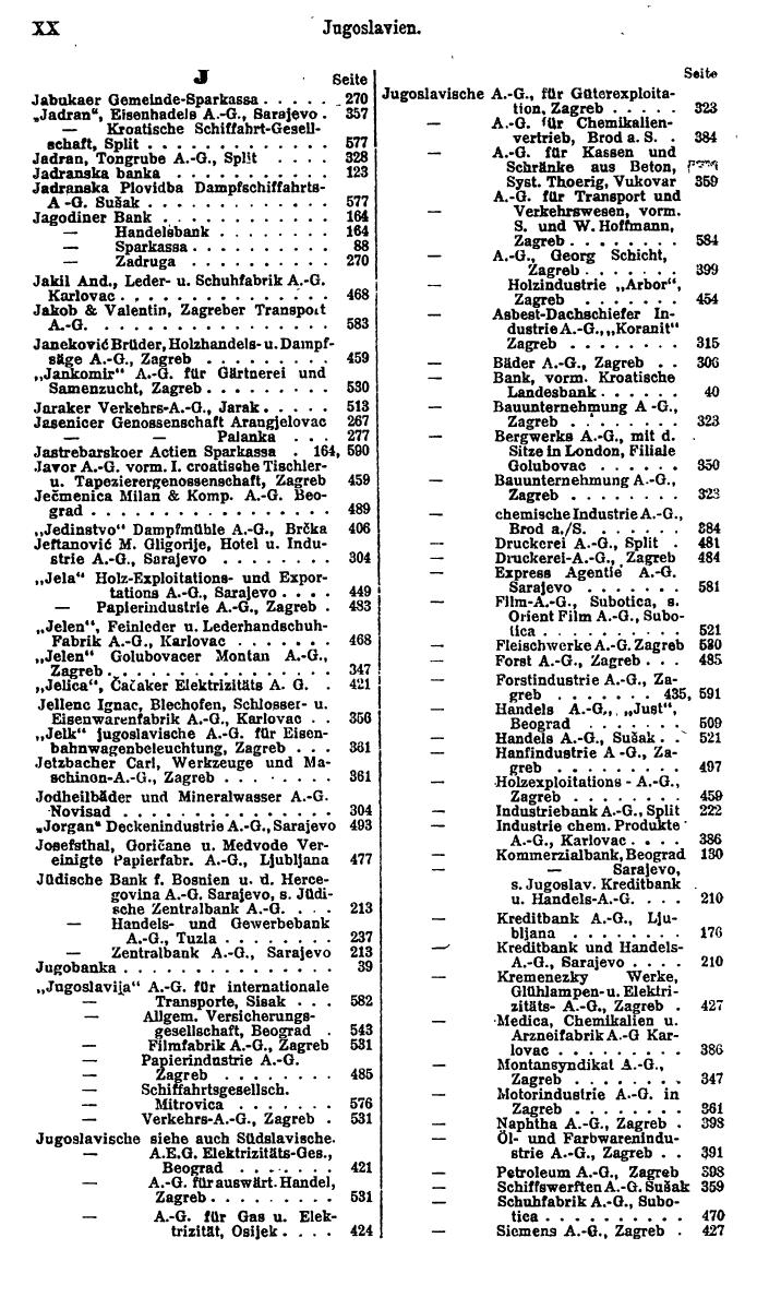 Compass. Finanzielles Jahrbuch 1923: Band III: Jugoslawien, Ungarn. - Seite 26