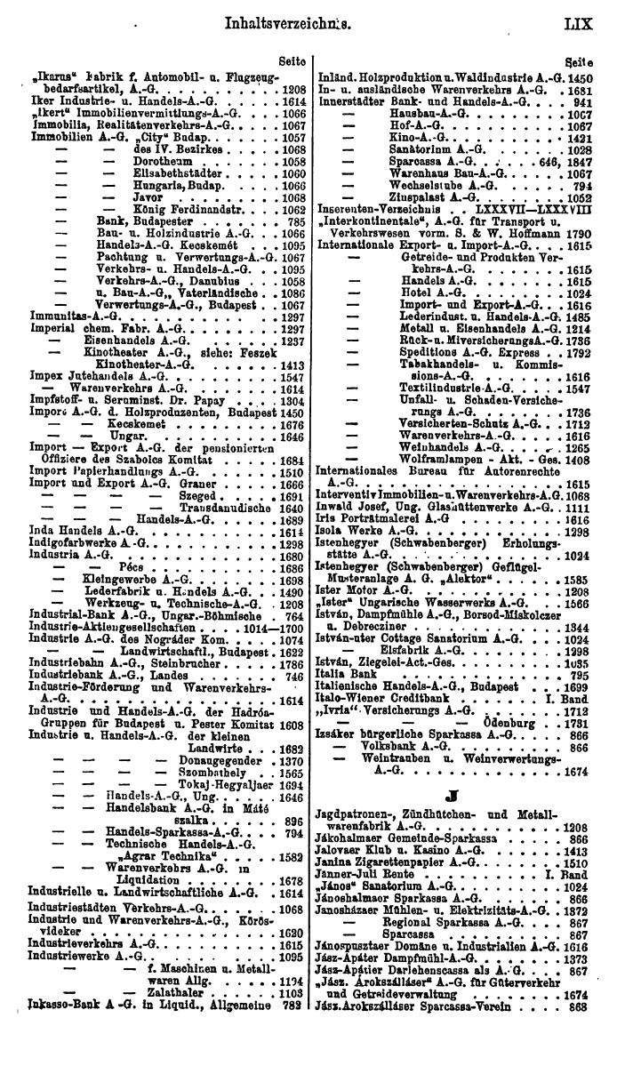 Compass. Finanzielles Jahrbuch 1923: Band III: Jugoslawien, Ungarn. - Page 65