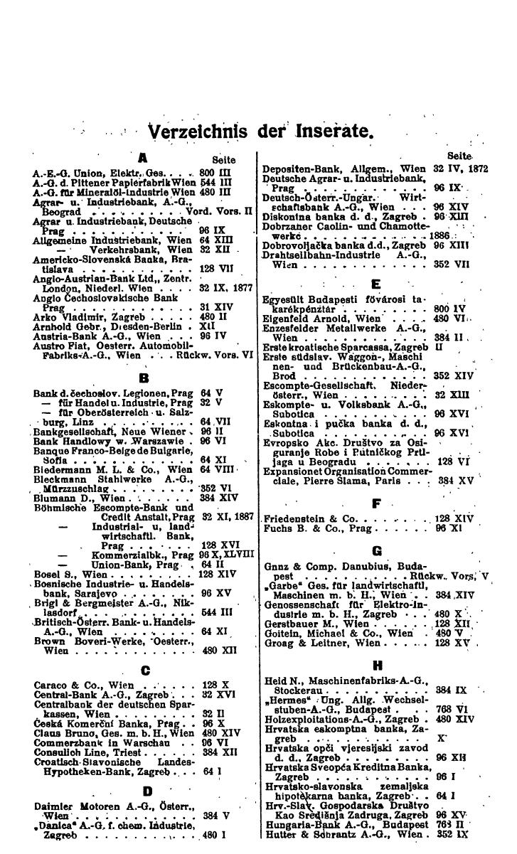 Compass. Finanzielles Jahrbuch 1924: Band III: Jugoslawien, Ungarn. - Seite 49