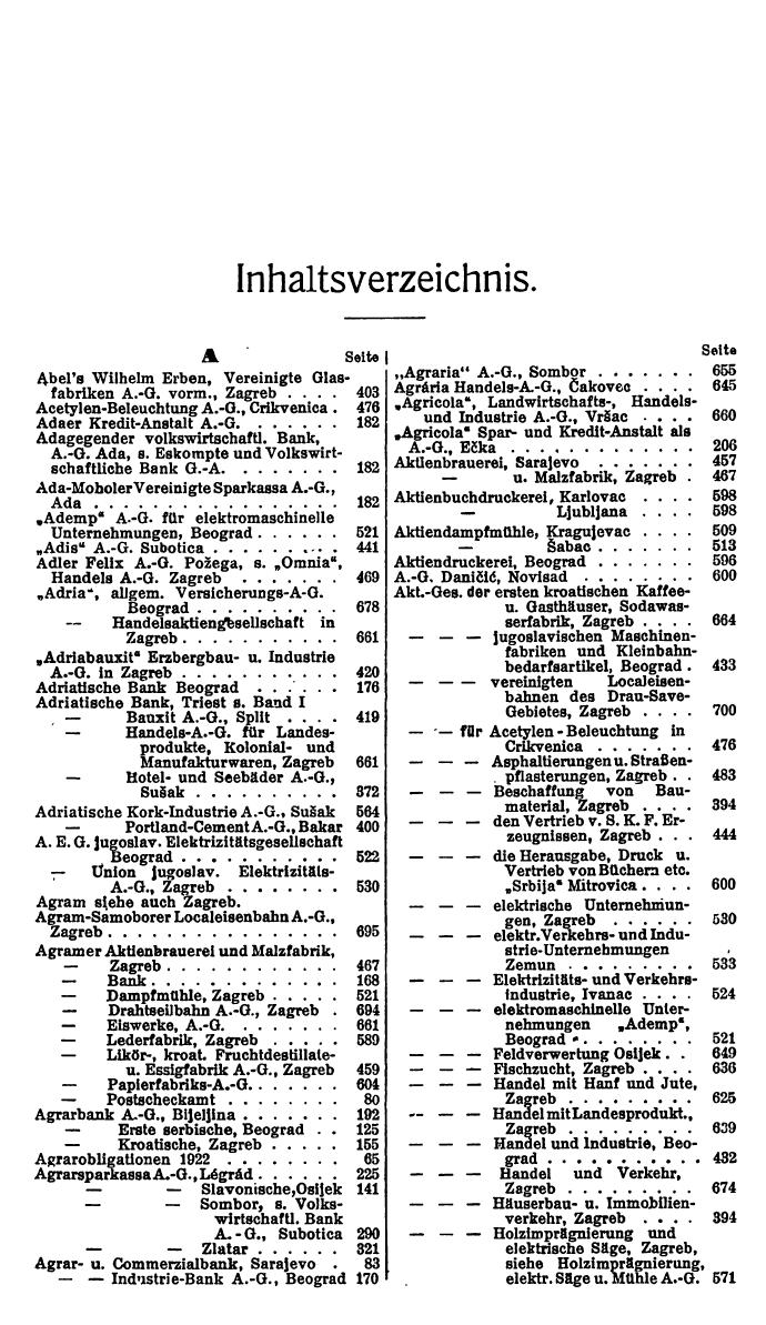 Compass. Finanzielles Jahrbuch 1925, Band III: Jugoslawien, Ungarn. - Seite 17