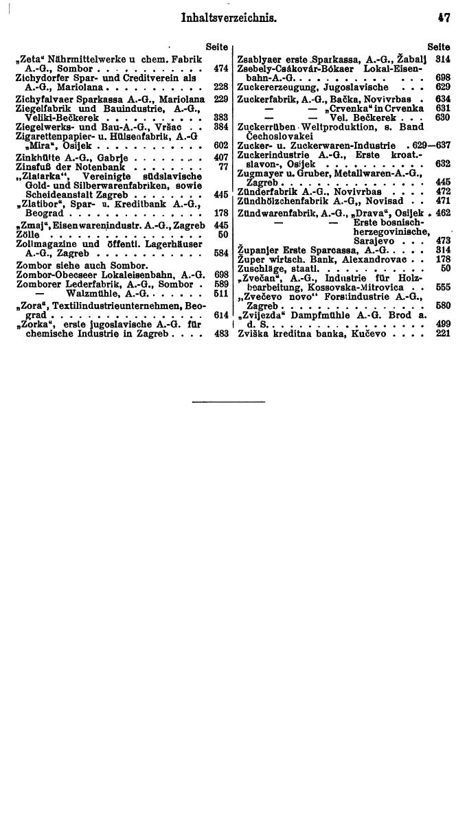 Compass. Finanzielles Jahrbuch 1927: Jugoslawien. - Seite 51